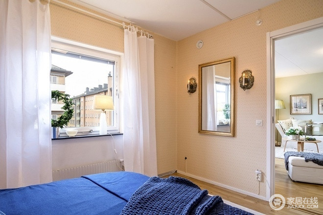76平米舒适两居室 自然风格小户型设计