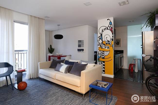 48平米活力公寓 小户型住宅的装修法则