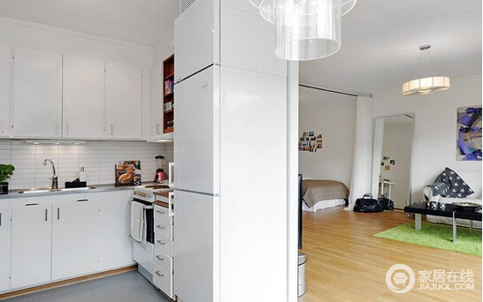 44平米清新小家 温馨舒适的公寓装修