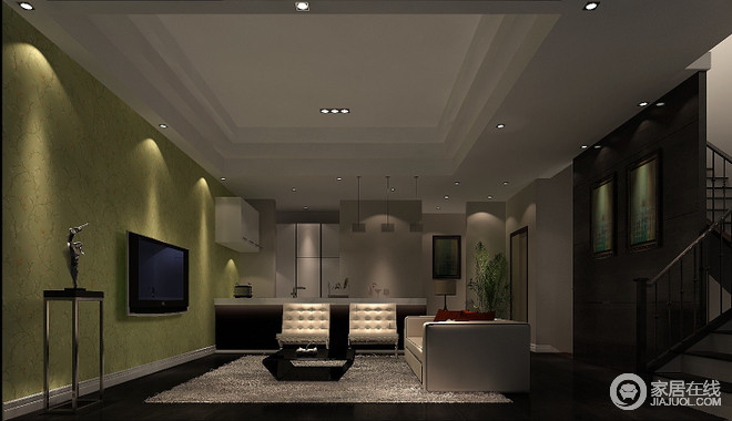 330平米奢华五居室 简洁大气的住宅