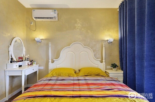 浪漫地中海两居室装修 自然质朴风十足