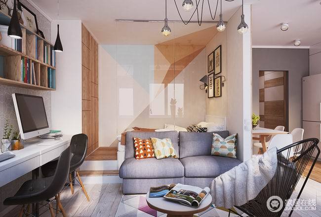 40平米精致温馨小公寓 自然简单的空间