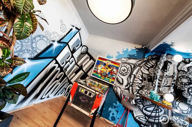 个性十足的涂鸦空间 丰富有活力的住宅