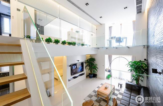 现代感十足的住宅设计 通透明亮的空间