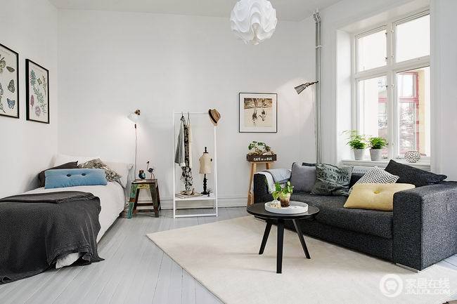 精致的哥德堡一室空间 小户型时尚居