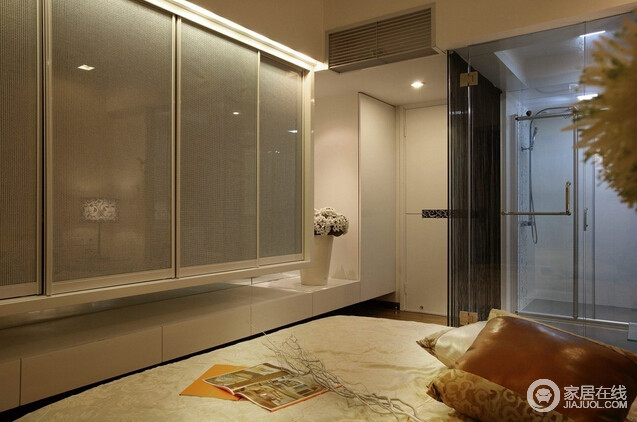 110平米现代简约三居室 淡雅品味的空间