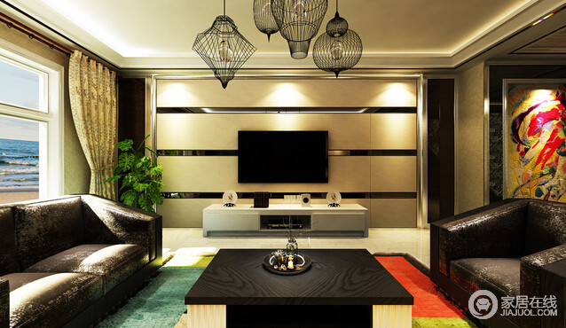 现代风格三居室设计 素雅有品位的空间