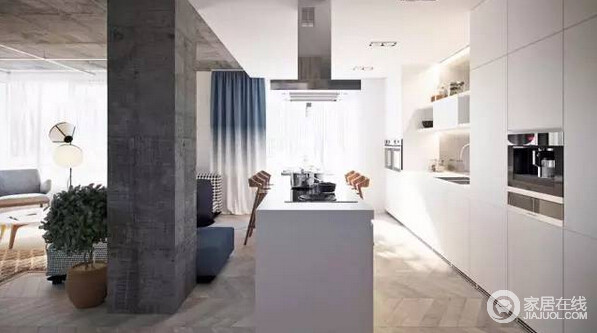 水泥质感打造的公寓  现代化自然之家