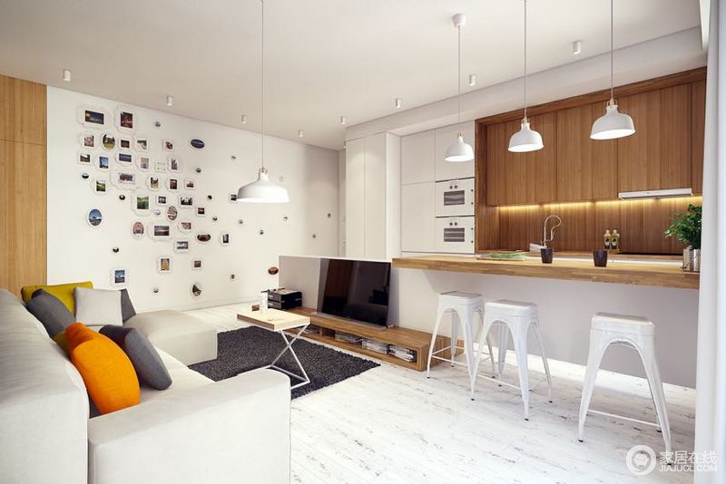 小空间内的大格局 舒适明亮的住宅设计