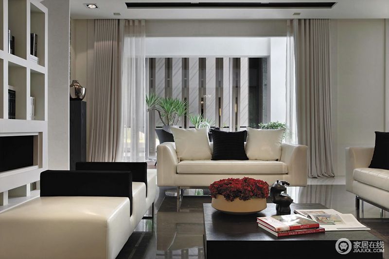美式现代客厅家装效果图片欣赏