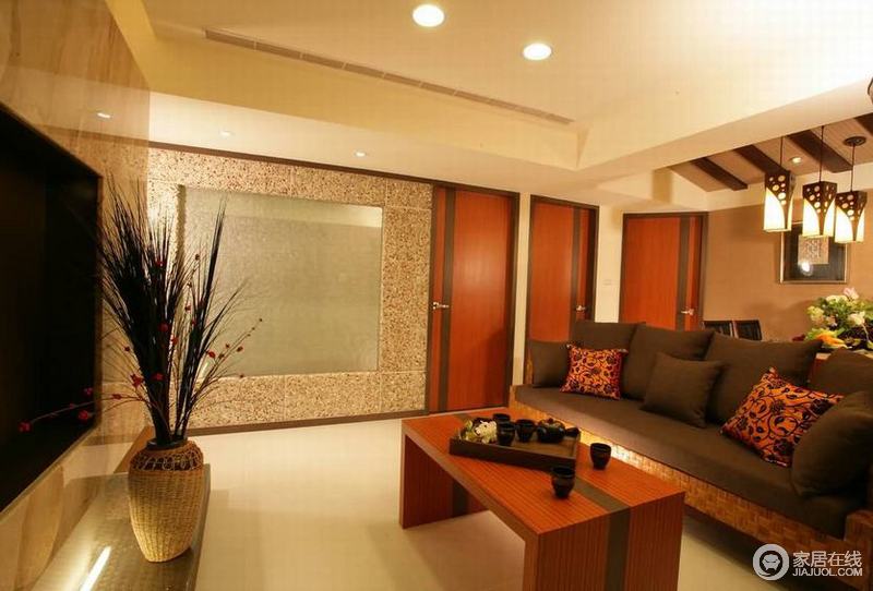 2015东南亚风格客厅室内装饰图片