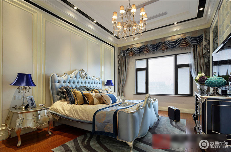 奢华法式新古典卧室装潢案例
