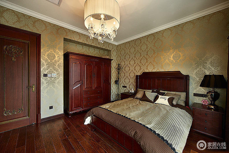 古典美式卧室装潢大全
