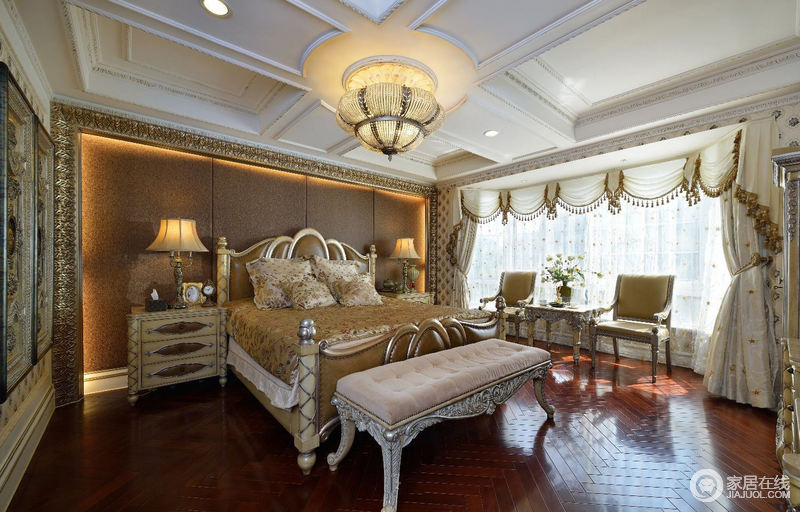 欧式古典豪华卧室设计图