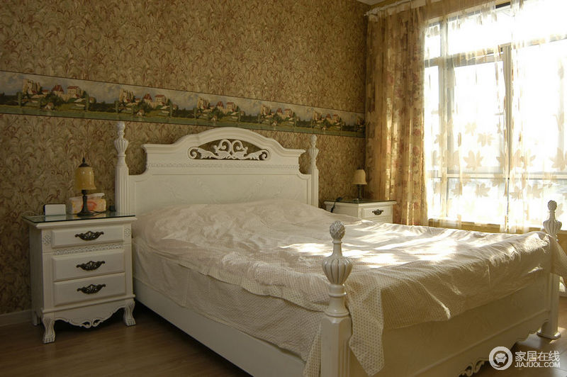 浪漫古典欧式卧室装修效果图