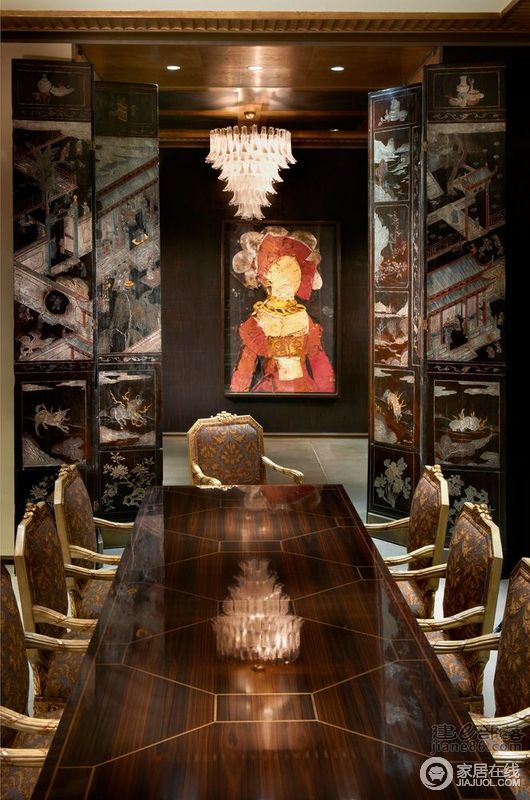 欧式古典餐厅室内家居设计图片