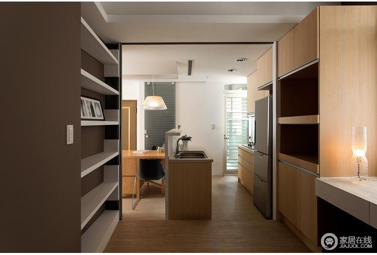 最新简约公寓室内厨房设计装饰图片