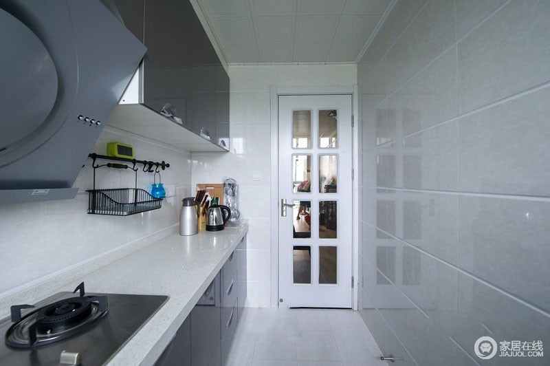 白色简约风格住房厨房图片大全
