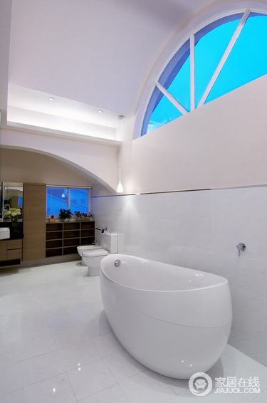 现代风格别墅精致卫生间浴室装修效果图