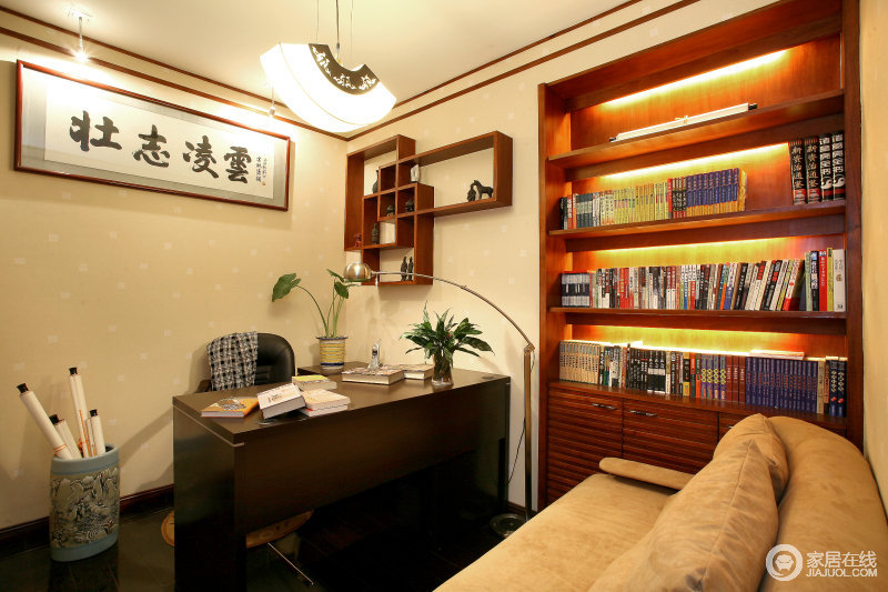 新中式书房设计装修