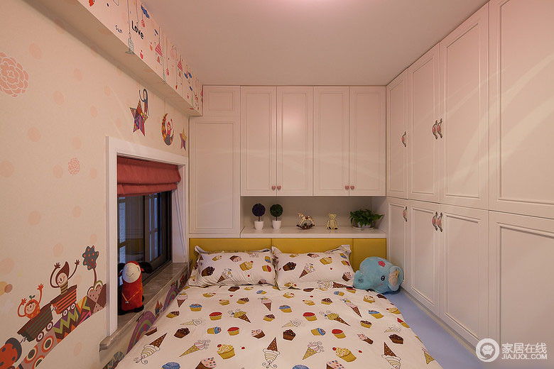 温馨简约儿童房设计