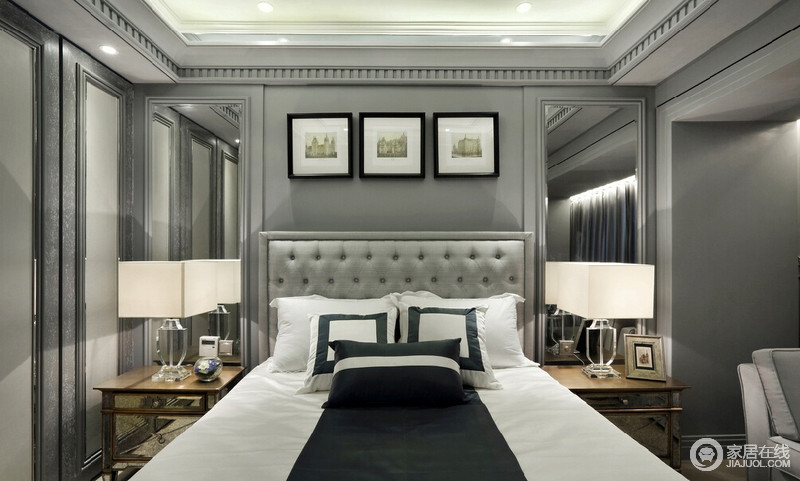 150平雅致银灰精锐新贵  现代欧式风尚公寓
