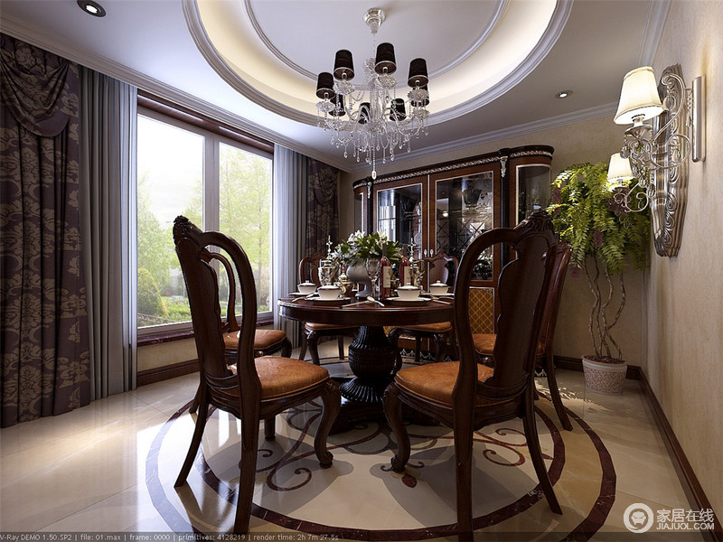温馨别墅设计出典雅庄重的古典风格