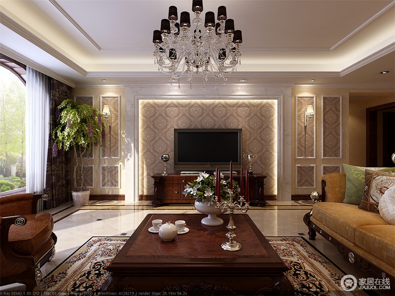 温馨别墅设计出典雅庄重的古典风格