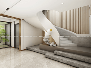 现代极简风格风格走廊装修效果图