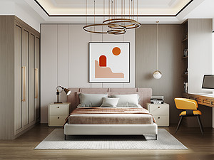现代轻奢风格风格卧室装修效果图