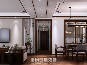中式风格走廊装修效果图