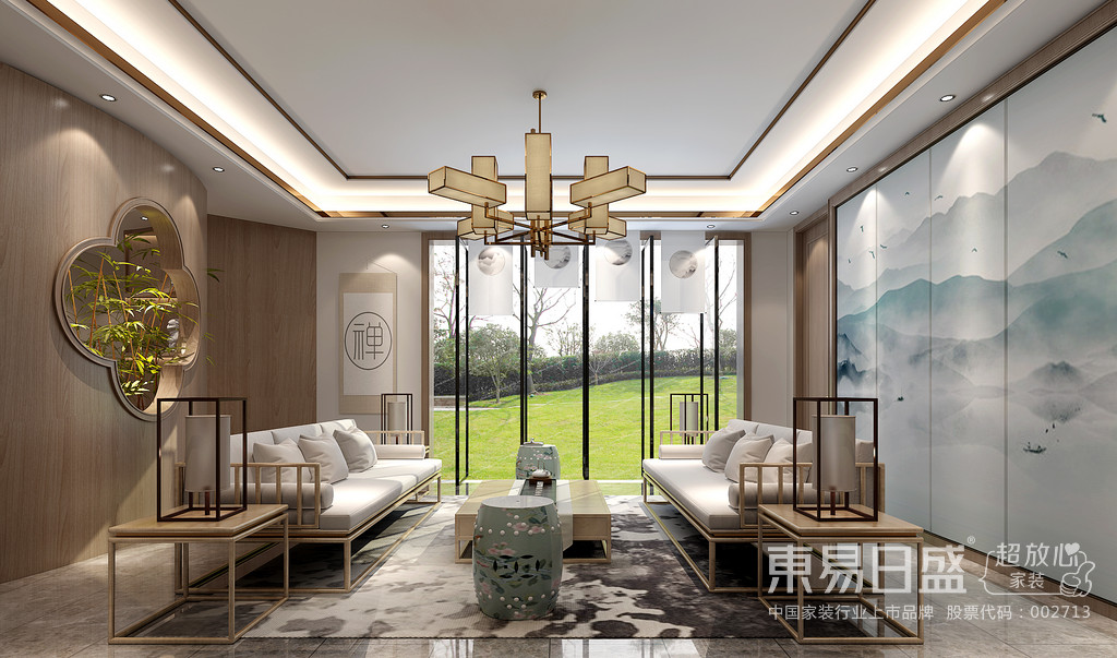在所有室内设计中风格搭配都尤为重要，新中式装修比较注重古典古香的基调、家具与装饰的搭配。
