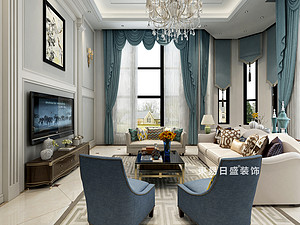 桂林自建別墅518㎡美式裝修風格