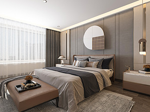 现代风格卧室装修效果图