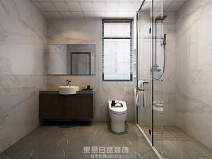 新中式风格卫生间装修效果图