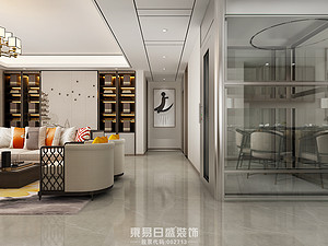新中式风格走廊装修效果图