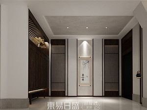 中式風格走廊裝修效果圖