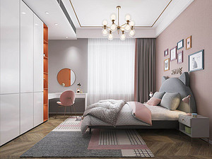 现代轻奢风格风格卧室装修效果图