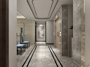 新中式风格风格走廊装修效果图