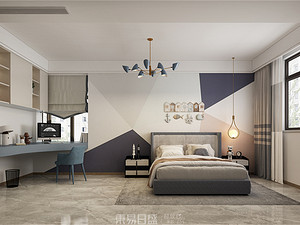 新中式风格卧室装修效果图