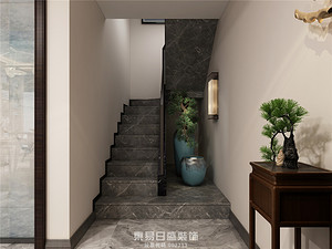 新中式風格走廊裝修效果圖