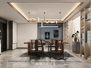 新中式风格茶室装修效果图