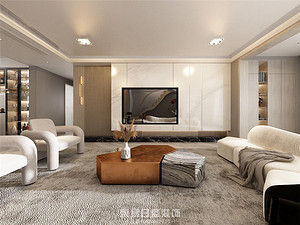 奧德海棠-220平米復式-現代輕奢風格案例