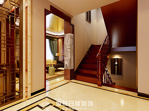新中式风格走廊装修效果图