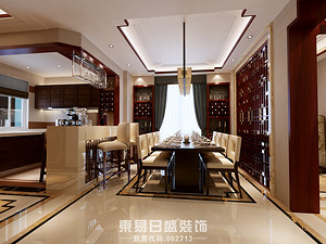 新中式风格餐厅装修效果图