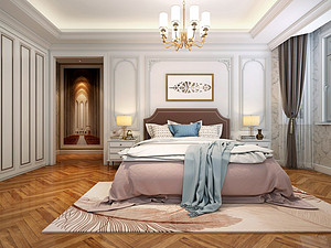 欧式风格卧室装修效果图
