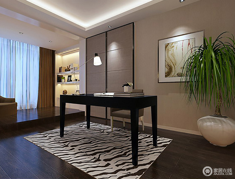 简明的家具，却搭配出不平凡的意义，使空间更加舒适，清爽。