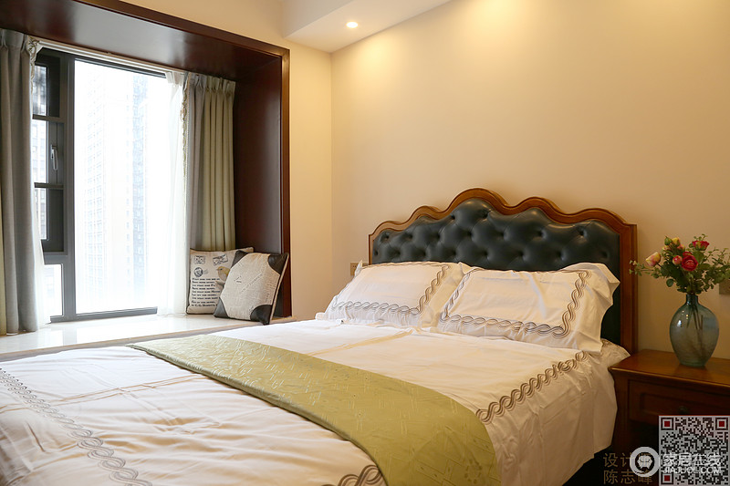 卧室配色素静，以功能性和实用舒适度为主要设计理念，这就是家的港湾。