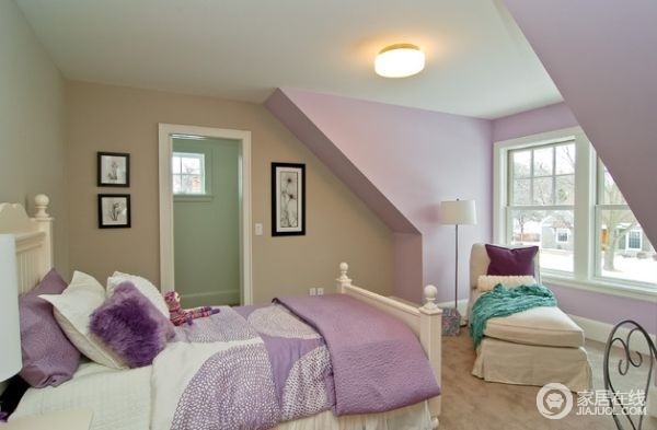 紫色的浪漫家居装修 色彩让家居更美丽