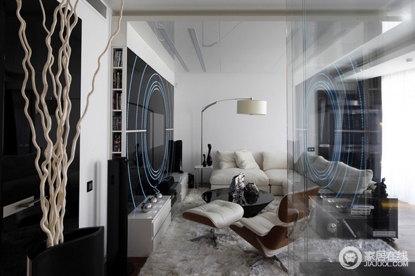 赏现代时尚家居典范 透明玻璃改善空间